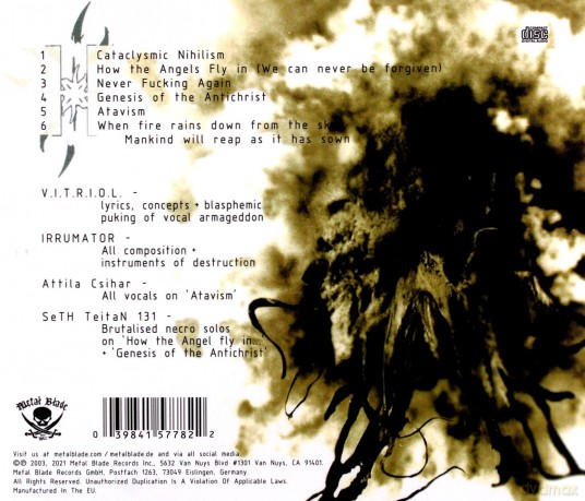 Anaal Nathrakh: When Fire Rains Down From The Sky Mankind Will Reap As It Has Sown [CD]