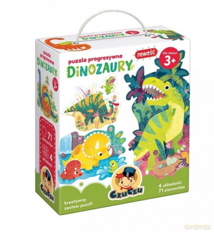 Puzzle progresywne - Dinozaury [PUZZLE]