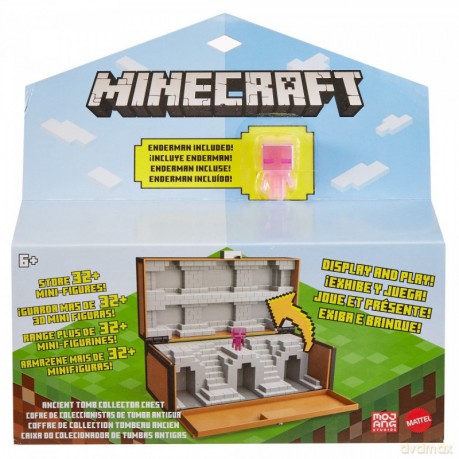 Zestaw Minecraft Skrzynia kolekcjonera 2w1 [FIGURKA]
