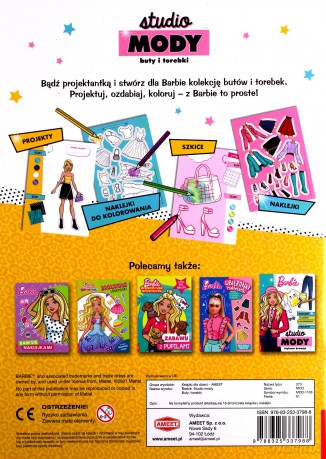 Barbie Buty i torebki MOD-1103 [KSIĄŻKA]