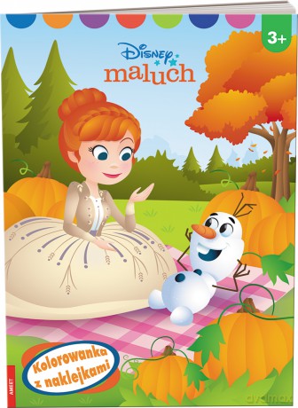 Disney maluch Kolorowanka z naklejkami NA-9204 [KSIĄŻKA]