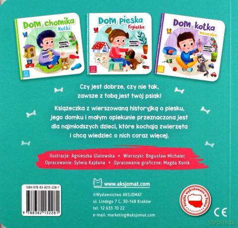 Dom pieska Figielka. Maluchy kochają zwierzaki - Bogusław Michalec [KSIĄŻKA]