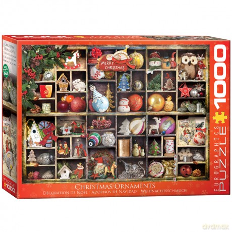 EUROGRAPHICS 1000 el. Christmas Ornaments 6000-0759 [PUZZLE]