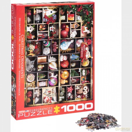 EUROGRAPHICS 1000 el. Christmas Ornaments 6000-0759 [PUZZLE]