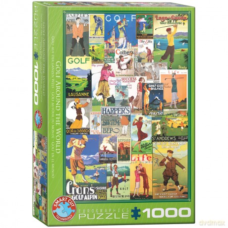 EUROGRAPHICS 1000 el. Golf Around the World 6000-0933 [PUZZLE]