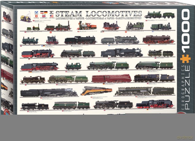 EUROGRAPHICS 1000 el. Steam Locomotives 6000-0090 [PUZZLE]
