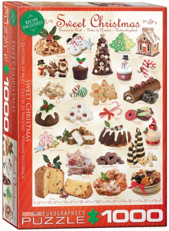 EUROGRAPHICS 1000 el. Sweet Christmas 6000-0433 [PUZZLE]
