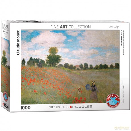 EUROGRAPHICS 1000 el. The Poppy Field by Monet 6000-0826 [PUZZLE]
