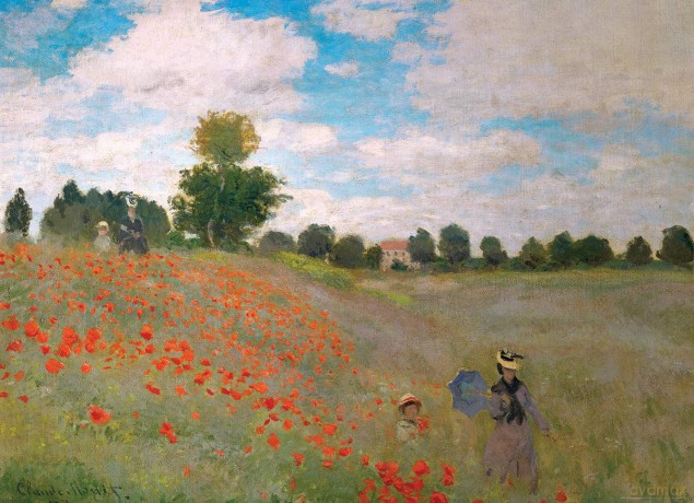 EUROGRAPHICS 1000 el. The Poppy Field by Monet 6000-0826 [PUZZLE]