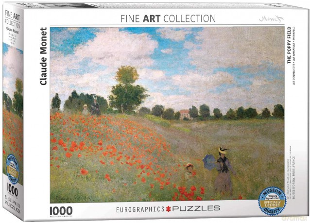 EUROGRAPHICS 1000 el. The Poppy Field by Monet 6000-0826 [PUZZLE]