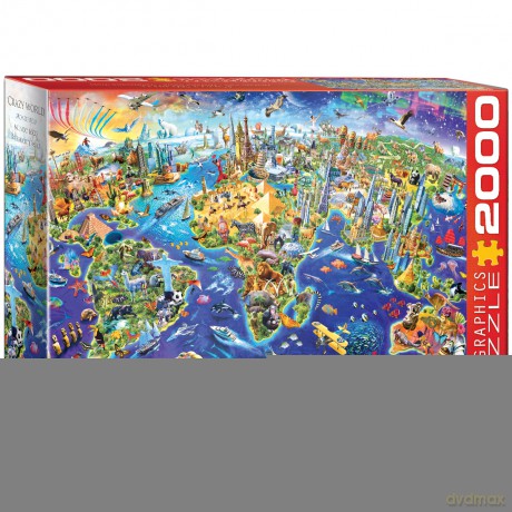 EUROGRAPHICS 2000 el. Crazy World 8220-5343 [PUZZLE]