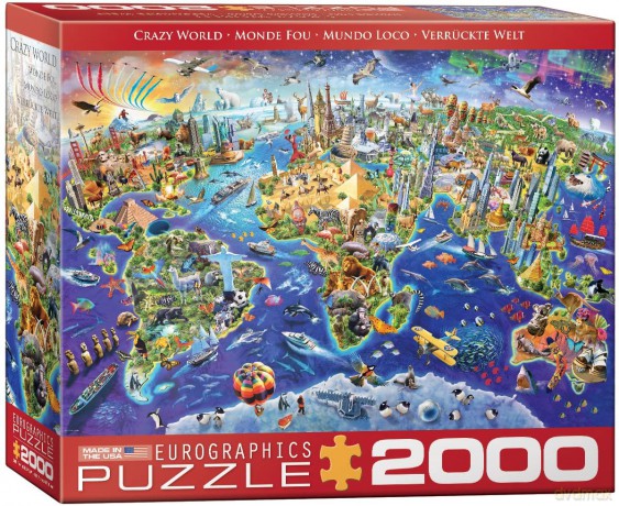 EUROGRAPHICS 2000 el. Crazy World 8220-5343 [PUZZLE]