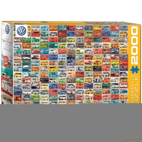 EUROGRAPHICS 2000 el. The VW Groovy Bus 8220-0783 [PUZZLE]