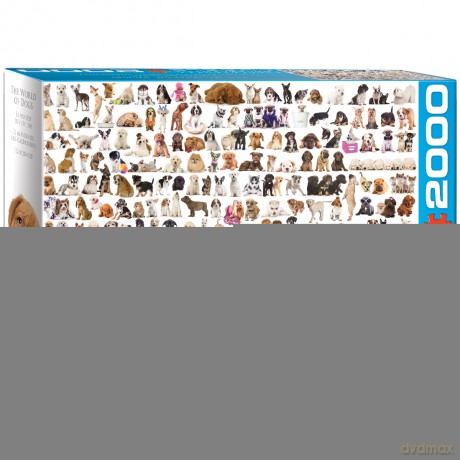 EUROGRAPHICS 2000 el. The World of Dogs 8220-0581 [PUZZLE]