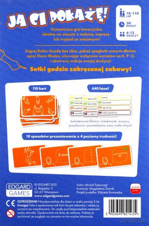 Gra imprezowa Ja Ci pokażę! - Michał Szewczyk