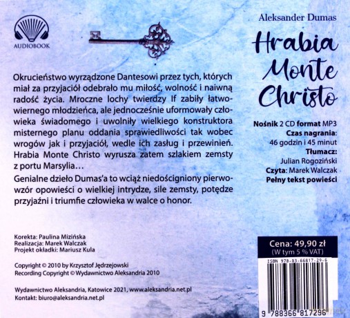 Hrabia Monte Christo - Aleksader Dumas [AUDIOBOOK]