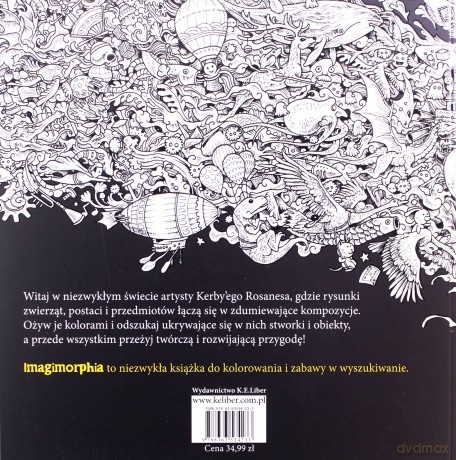 Imagimorphia. Ekstremalne kolorowanie i wyszukiwanie - Kerby Rosanes [KSIĄŻKA]