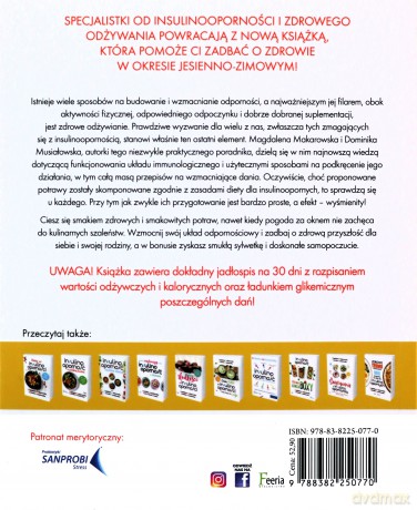 Jak dbać o odporność w insulinooporności - Magdalena Makarowska, Dominika Musiałowska [KSIĄŻKA]