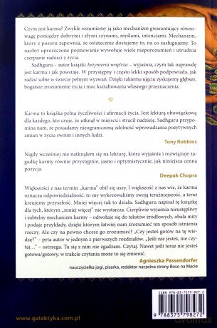 Karma. Jogin radzi, jak stać się mistrzem własnego przeznaczenia - Sadhguru Sadhguru [KSIĄŻKA]
