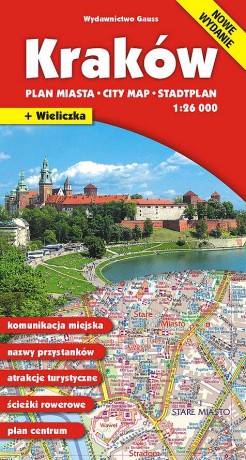 Kraków. Plan miasta 1:26000 [KSIĄŻKA]