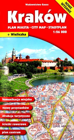 Kraków. Plan miasta 1:26000 [KSIĄŻKA]