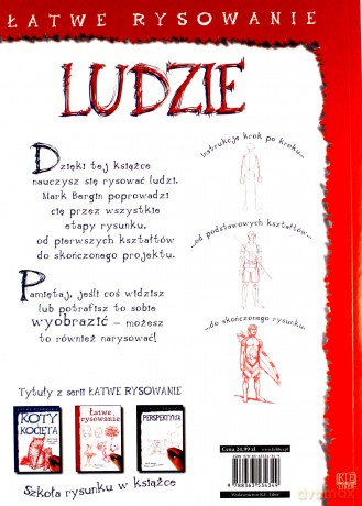 Ludzie. Łatwe rysowanie - Mark Bergin [KSIĄŻKA]