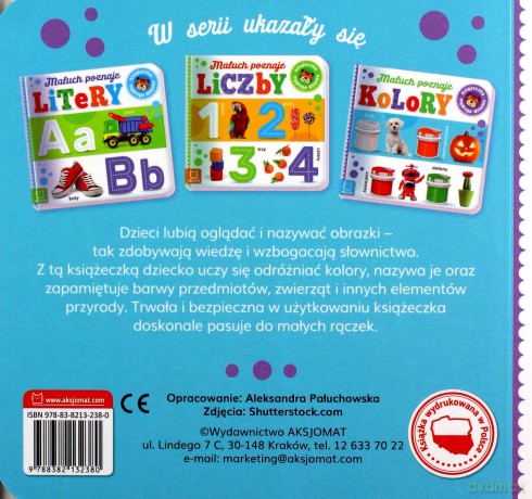 Maluch poznaje kolory. Książeczka mądrego dziecka [KSIĄŻKA]