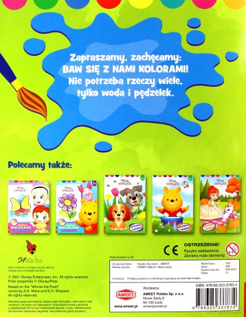 Maluj wodą Disney maluch MW-9203 [KSIĄŻKA]
