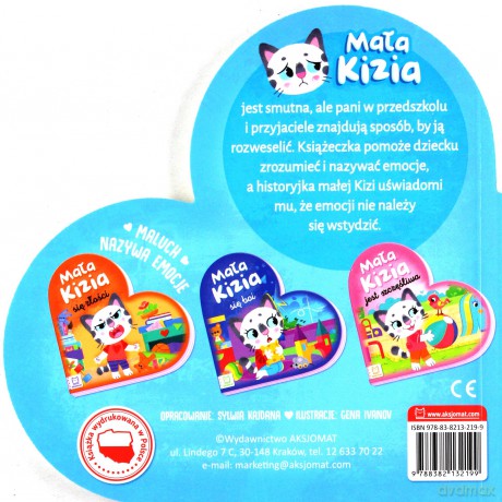 Mała Kizia jest smutna. Maluch nazywa emocje [KSIĄŻKA]