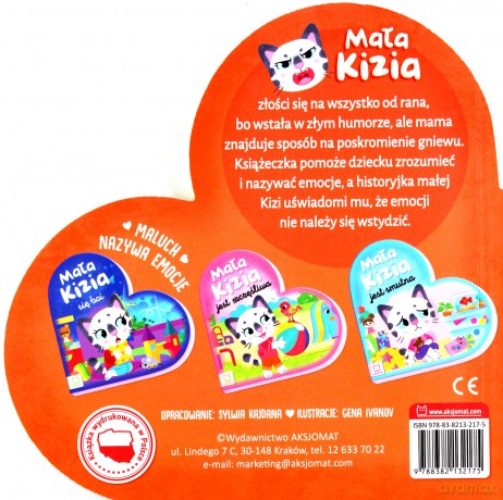 Mała Kizia się złości. Maluch nazywa emocje [KSIĄŻKA]