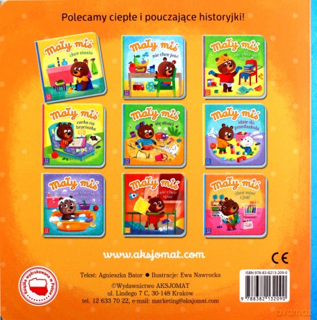 Mały miś chce mieć i już - duży format - Agnieszka Bator [KSIĄŻKA]