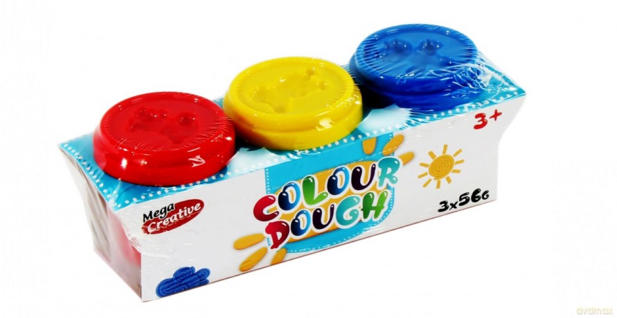 Masa plastyczna 3 kolory zestaw colour dough
