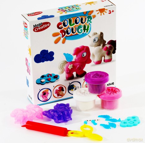 Masa plastyczna Koniki zestaw colour dough