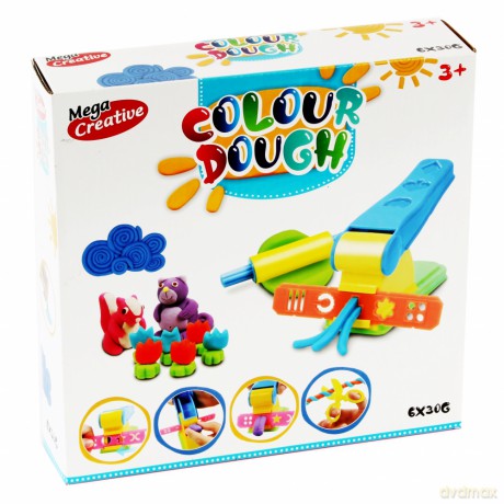 Masa plastyczna Wyciskarka zestaw colour dough