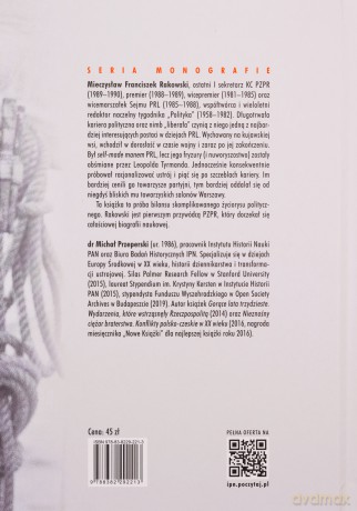 Mieczysław F. Rakowski. Biografia polityczna - Michał Przeperski [KSIĄŻKA]
