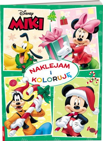 Miki Naklejam i koloruję NAK-9109 [KSIĄŻKA]
