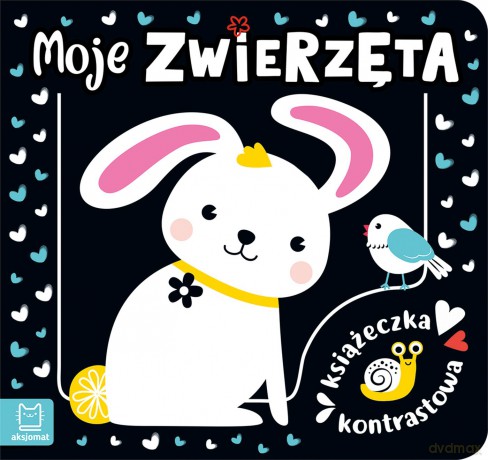 Moje zwierzęta. Książeczka kontrastowa - Agnieszka Bator [KSIĄŻKA]