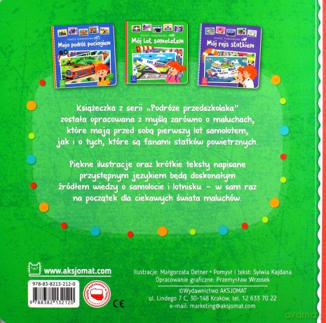 Mój lot samolotem. Podróże przedszkolaka [KSIĄŻKA]