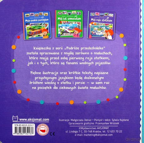 Mój rejs statkiem. Podróże przedszkolaka [KSIĄŻKA]