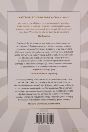 Nawyk przybijania piątki. Przejmij kontrolę nad swoim życiem dzięki jednemu prostemu nawykowi - Mel Robbins [KSIĄŻKA]
