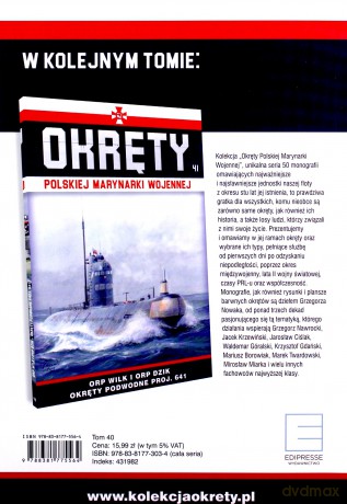 ORP Władysławowo - małe okręty rakietowe proj. 205 typu Osa I. Okręty Polskiej Marynarki Wojennej. (Tom 40) [KSIĄŻKA]