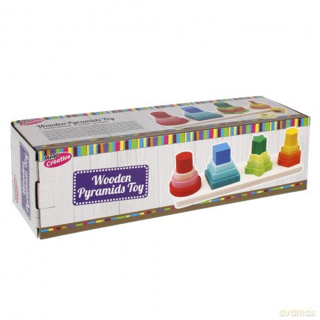 Piramidki drewniane