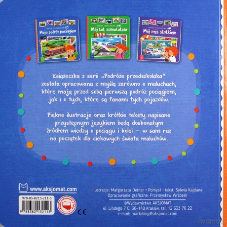 Podróże przedszkolaka. Moja podróż pociągiem [KSIĄŻKA]
