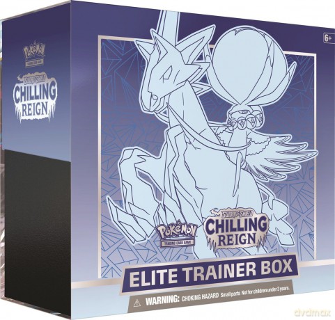 Pokemon TCG: 6.0 Sword and Shield Chilling Reign Elite Trainer Box Ice Rider Calyrex