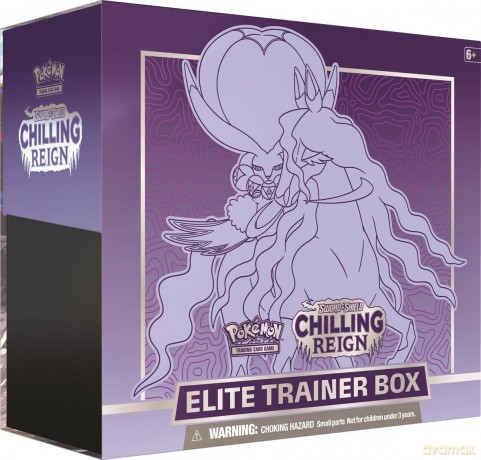 Pokemon TCG: 6.0 Sword and Shield Chilling Reign Elite Trainer Box Shadow Rider Calyrex