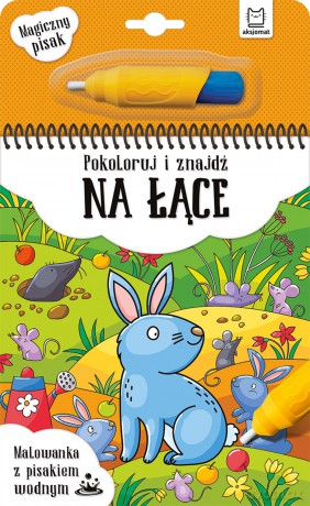 Pokoloruj i znajdź na łące. Malowanka z pisakiem wodnym [KSIĄŻKA]