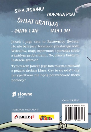 Pożar w stadninie. Ratownicy świata. Janek i tata - Ewa Nowak [KSIĄŻKA]