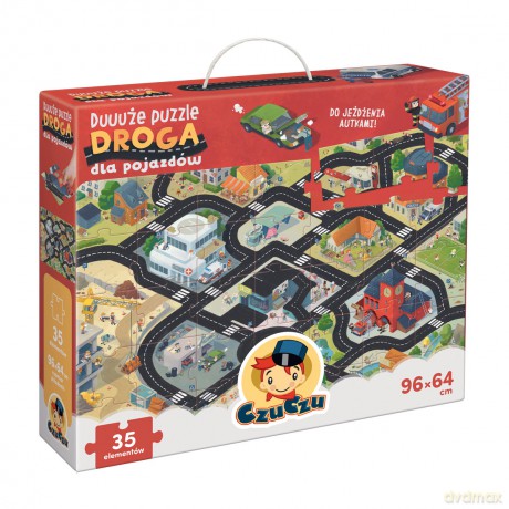 Puzzle 35 Duuuże Droga dla pojazdów 3+