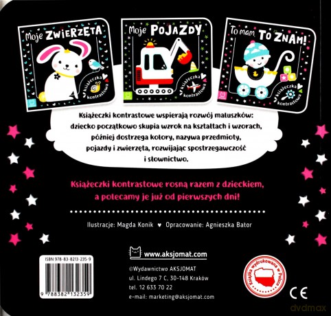 To mam, to znam! Książeczka kontrastowa - Agnieszka Bator [KSIĄŻKA]