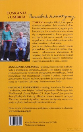 Toskania i Umbria. Przewodnik subiektywny - Grzegorz Lindenberg, Anna Maria Goławska [KSIĄŻKA]